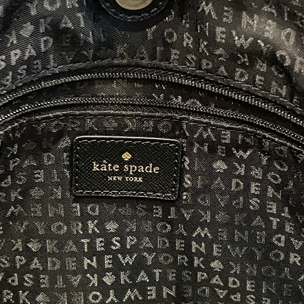 KATE SPADE NEW YORK Wilson Road Alyse Satchel Bag in Black Nylon #WKRU4715 - Picture 11 of 12
